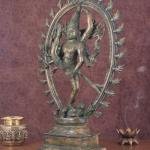 Brass Urdhava Tandava Nataraja | 24.5" x 16" x 6" | Sacred Lifted Dance | Lord Shiva's Supreme Dance | Temple Art | Divine Energy | Jaipurio